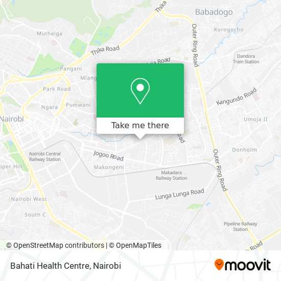Bahati Health Centre map
