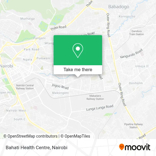 Bahati Health Centre map