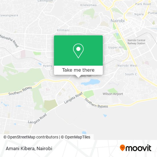 Amani Kibera map