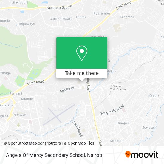 Angels Of Mercy Secondary School map