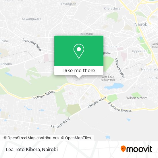 Lea Toto Kibera map