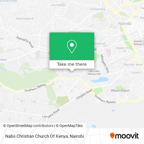 Nabii Christian Church Of Kenya map
