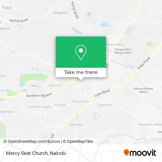 Mercy Seat Church map