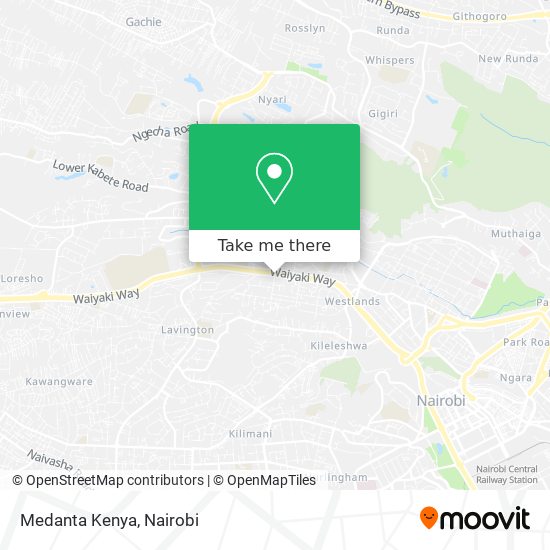 Medanta Kenya map