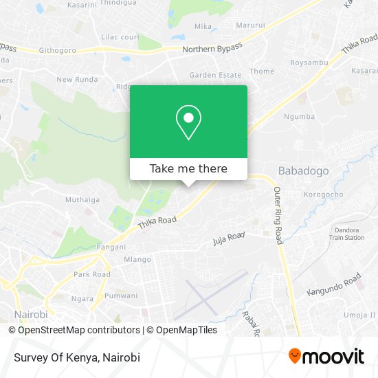 Survey Of Kenya map
