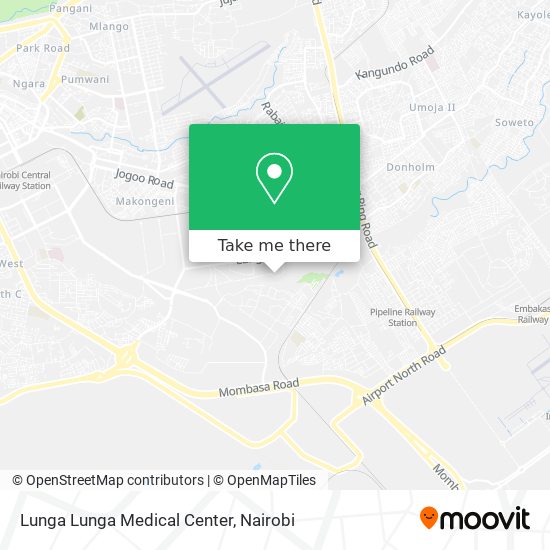 Lunga Lunga Medical Center map