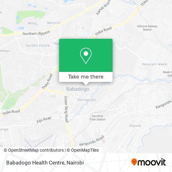 Babadogo Health Centre map