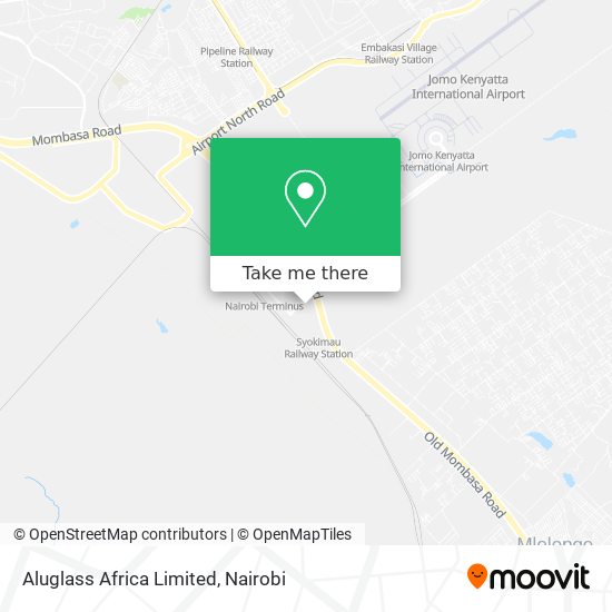 Aluglass Africa Limited map