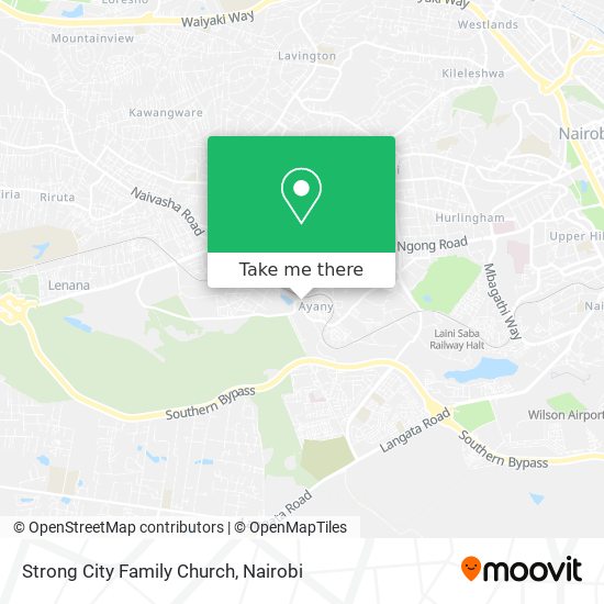 Strong City Family Church map