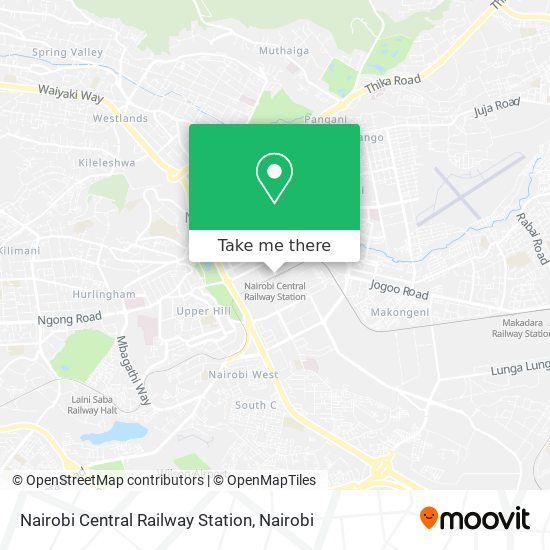 Nairobi Central Railway Station map