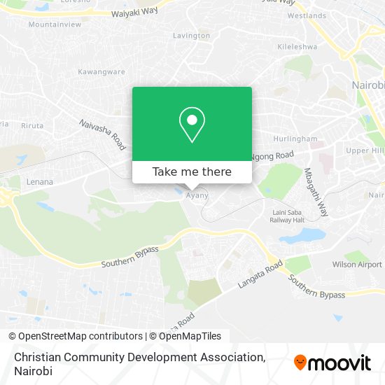 Christian Community Development Association map