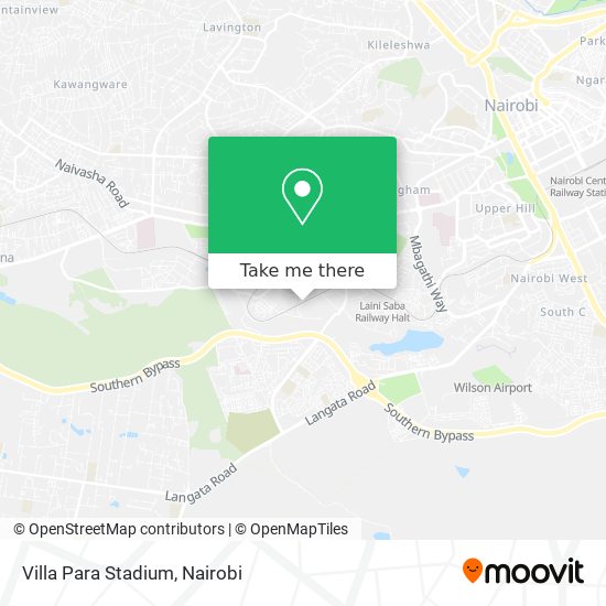 Villa Para Stadium map