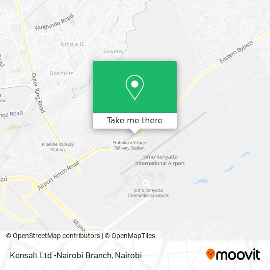 Kensalt Ltd -Nairobi Branch map