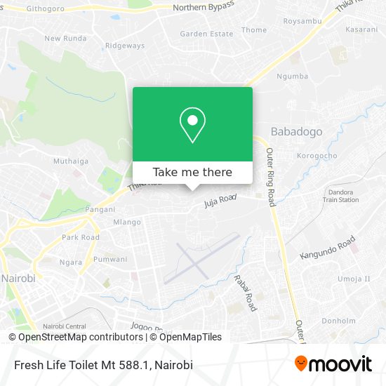 Fresh Life Toilet Mt 588.1 map