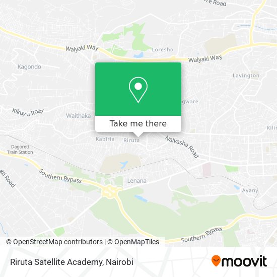 Riruta Satellite Academy map