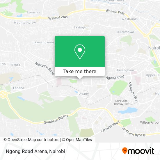 Ngong Road Arena map
