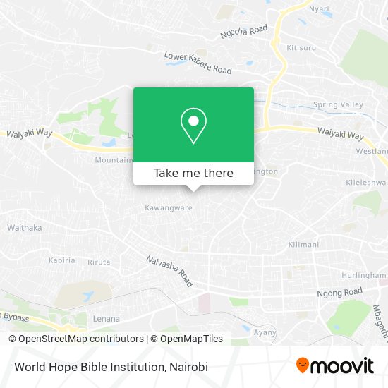 World Hope Bible Institution map