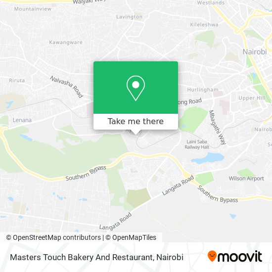 Masters Touch Bakery And Restaurant map