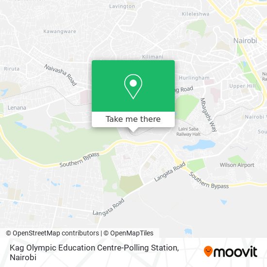 Kag Olympic Education Centre-Polling Station map