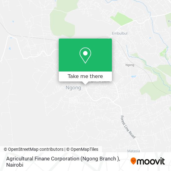 Agricultural Finane Corporation (Ngong Branch ) map