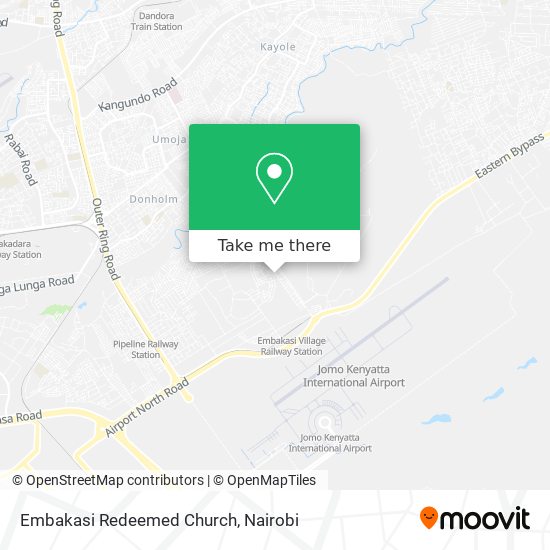 Embakasi Redeemed Church map