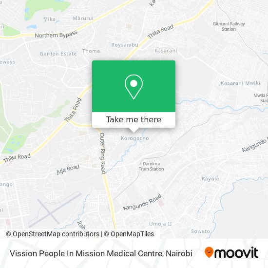 Vission People In Mission Medical Centre map