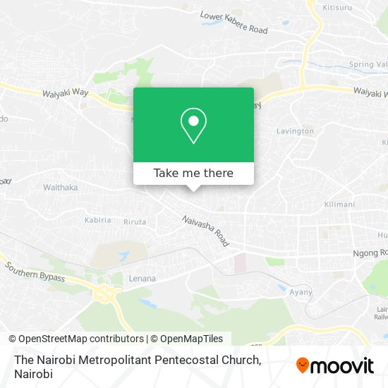 The Nairobi Metropolitant Pentecostal Church map