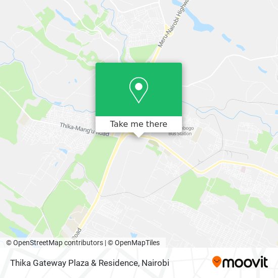 Thika Gateway Plaza & Residence map