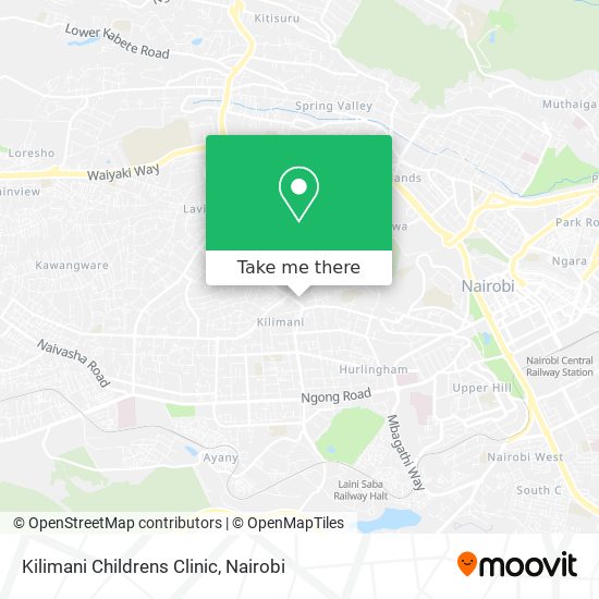 Kilimani Childrens Clinic map