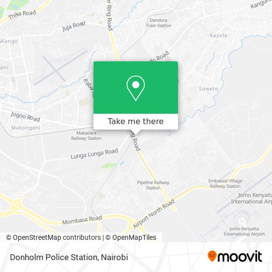 Donholm Police Station map