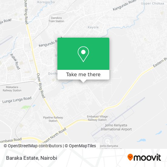 Baraka Estate map