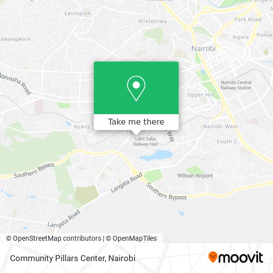 Community Pillars Center map
