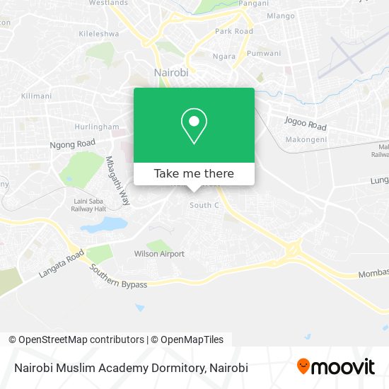 Nairobi Muslim Academy Dormitory map