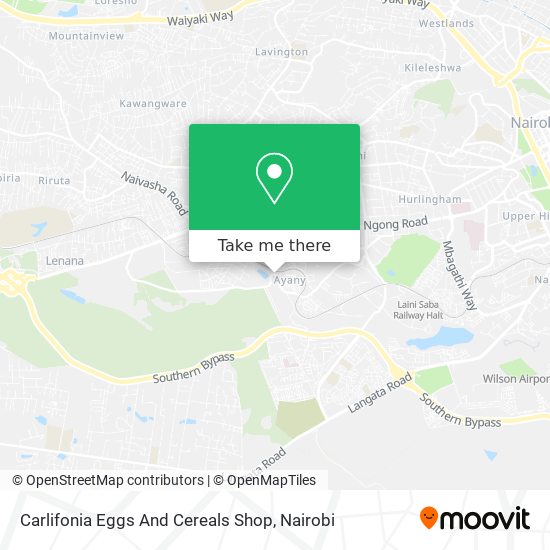 Carlifonia Eggs And Cereals Shop map