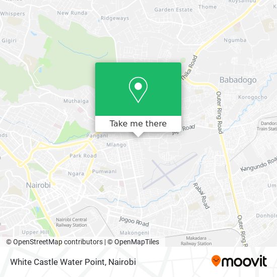 White Castle Water Point map