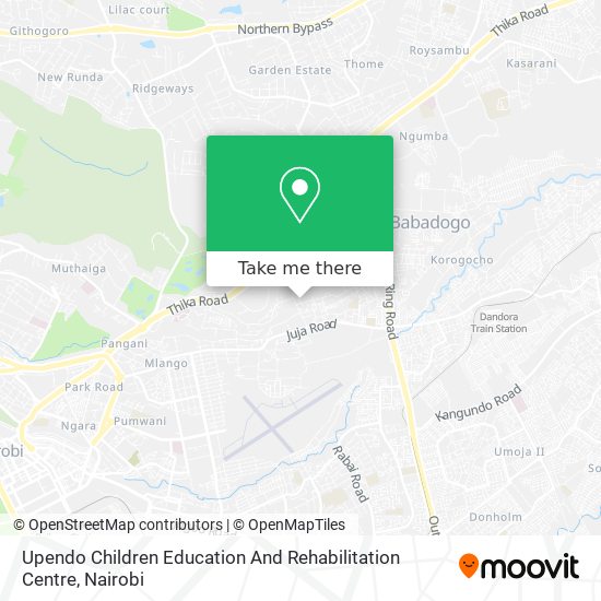 Upendo Children Education And Rehabilitation Centre map