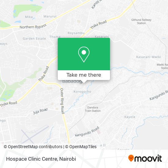 Hospace Clinic Centre map