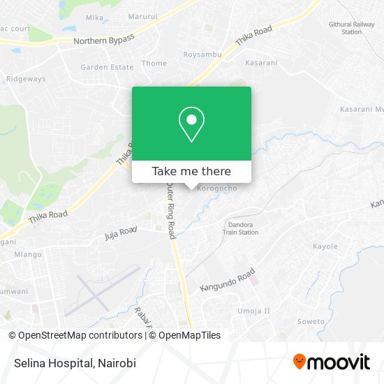 Selina Hospital map