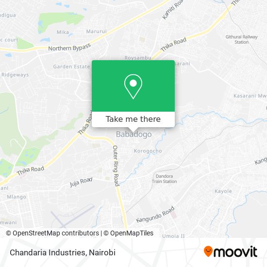 Chandaria Industries map