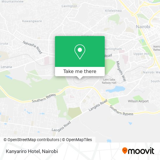 Kanyariro Hotel map