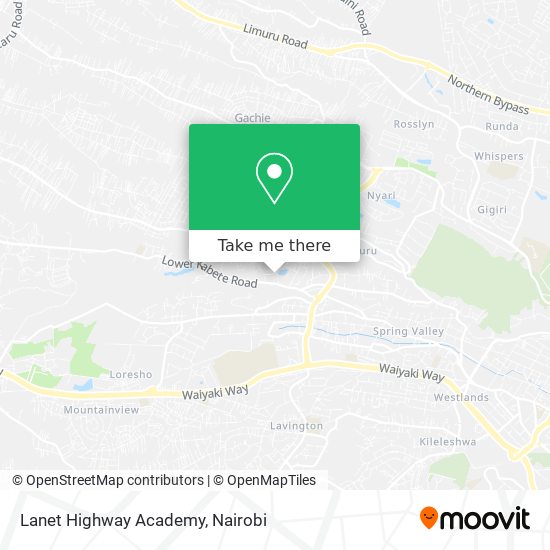 Lanet Highway Academy map