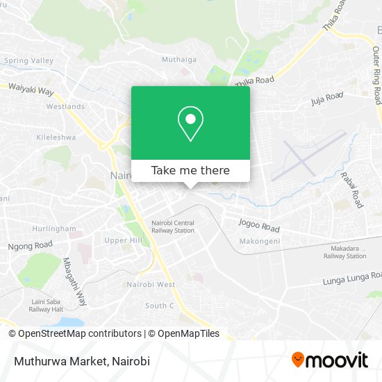 Muthurwa Market map
