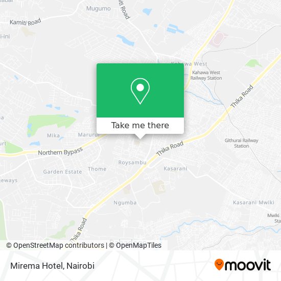 Mirema Hotel map