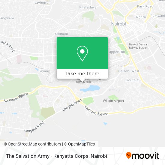 The Salvation Army - Kenyatta Corps map
