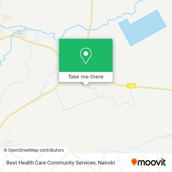 Best Health Care Community Services map
