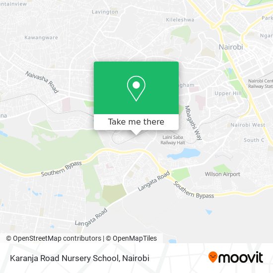 Karanja Road Nursery School map