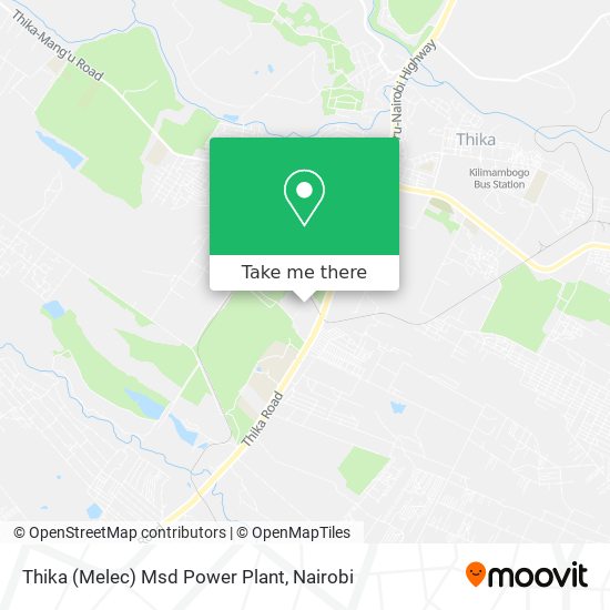 Thika (Melec) Msd Power Plant map
