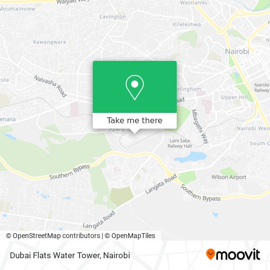 Dubai Flats Water Tower map