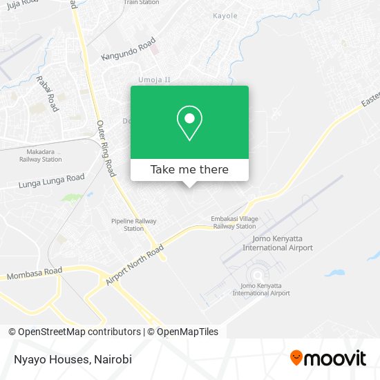 Nyayo Houses map