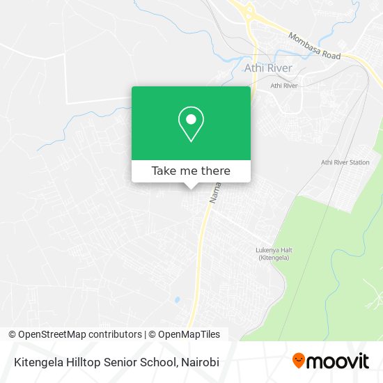 Kitengela Hilltop Senior School map